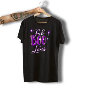 Fab Boo Lous Funny Halloween Girl Ghost T-Shirt