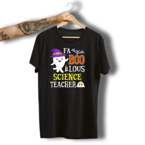 Faboolous Science Teacher Ghost Halloween T-Shirt