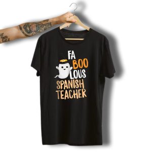 Faboolous Spanish Teacher Halloween Ghost T-Shirt