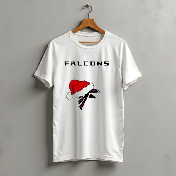 Falcons Santa Hat Christmas Atlanta T Shirt t shirt 1
