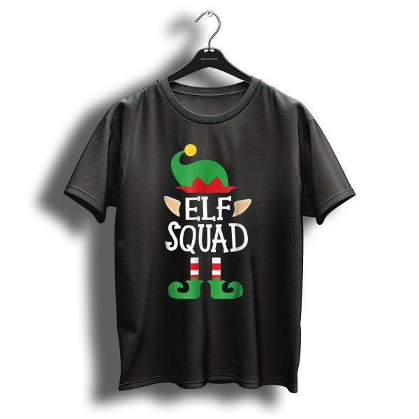 Family Christmas Elf Squad Matching Holiday T Shirt 1 t shirt 1
