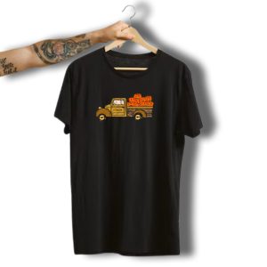 Farm Truck Loaded With Halloween Pumpkins T-Shirt