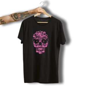 Flamingo Skulls Funny Flamingo Lover Halloween Cos T-Shirt
