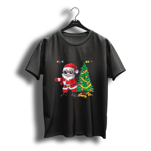 Flossing Around The Christmas Tree Santa Floss T Shirt t shirt 1