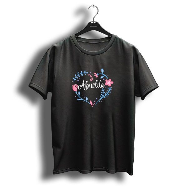 Flower Heart Abuelita Grandma Christmas Birthday T Shirt 1 t shirt 1