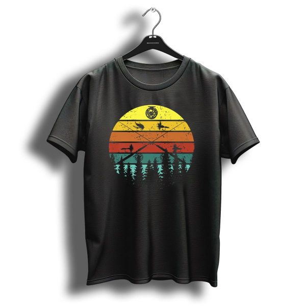 Fly Fishing Fisherman Christmas Birthday Vintage Sunset T Shirt 1 t shirt 1