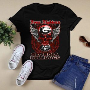 Foo Fighters Georgia Bulldogs G Skull Wings T Shirt