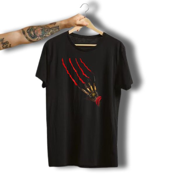 Freddy Krueger Halloween Slasher Ripped Glove Claws Creepy Iconic Horror T Shirt t shirt 1