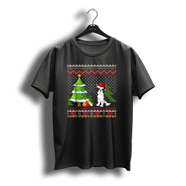 French Bulldogs Santa Christmas Tree Presents Holiday T Shirt t shirt 1