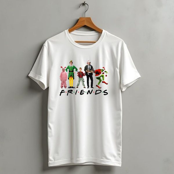 Friends Christmas Movie Elf Grinch Bunny Boilerplate T Shirt 1 t shirt 1