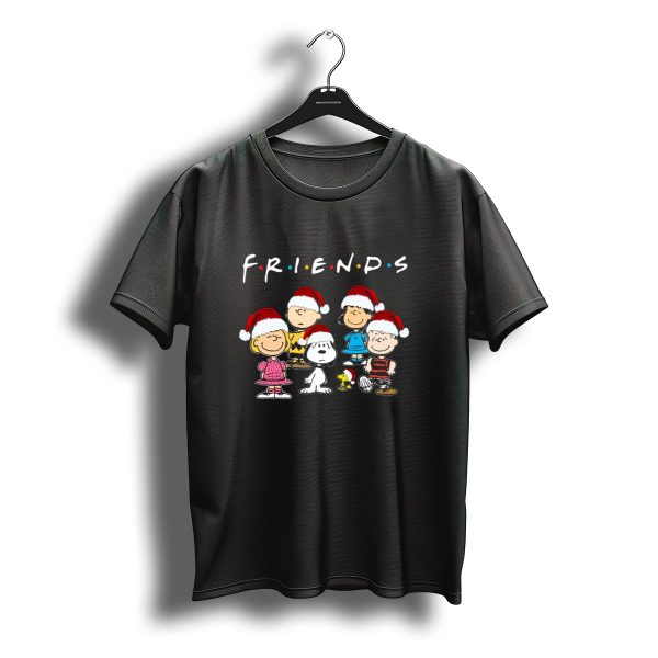 Friends Snoopy Christmas Peanuts Characters Santa Hats T Shirt t shirt 1