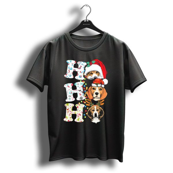 Funny Beagle Puppy Christmas Ho Ho Ho T Shirt 1 t shirt 1