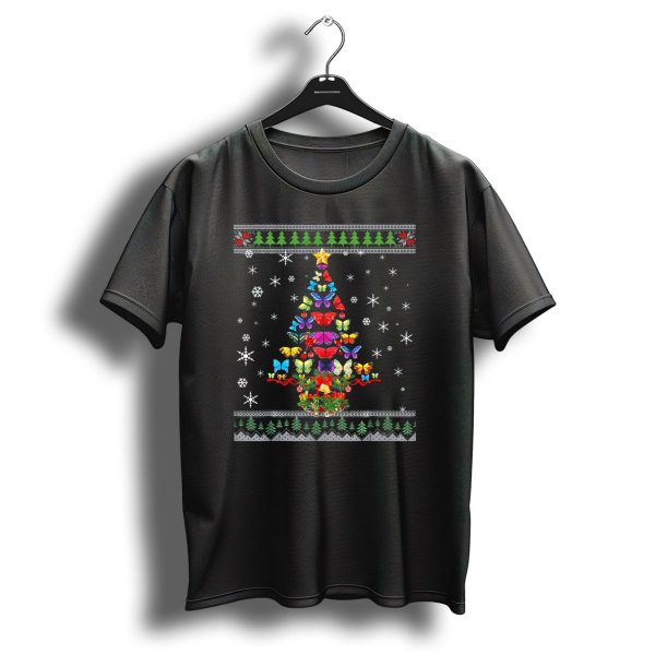 Funny Butterfly Lovers Christmas Tree Snowflakes T Shirt 1 t shirt 1