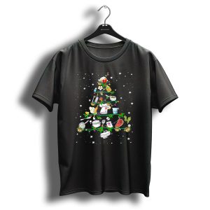 Funny Chef Christmas Tree Festive Cooking Utensil Ornaments T-Shirt