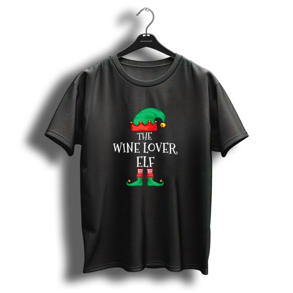 Funny Christmas Elf Family The Wine Lover Elf T Shirt 1 t shirt 1 1