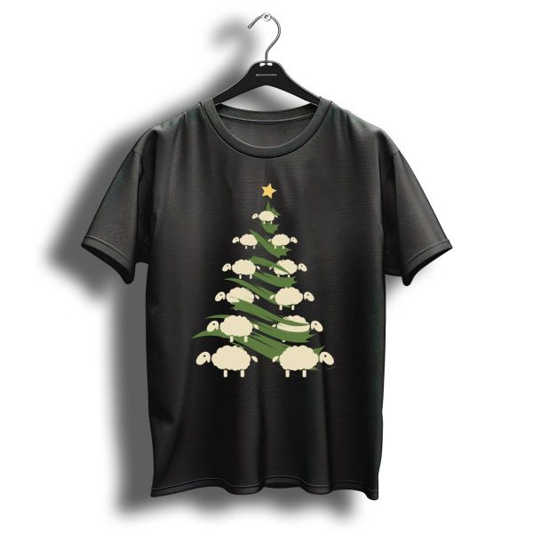 Funny Christmas Sheep Tree Present For Sheep Lover T Shirt 1 t shirt 1
