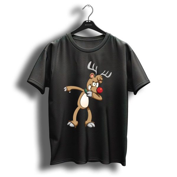 Funny Dabbing Reindeer Christmas Dab Dance T Shirt 1 t shirt 1