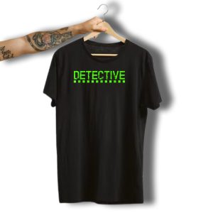 Funny Detective Halloween Costume Distressed Detective Tools T-Shirt