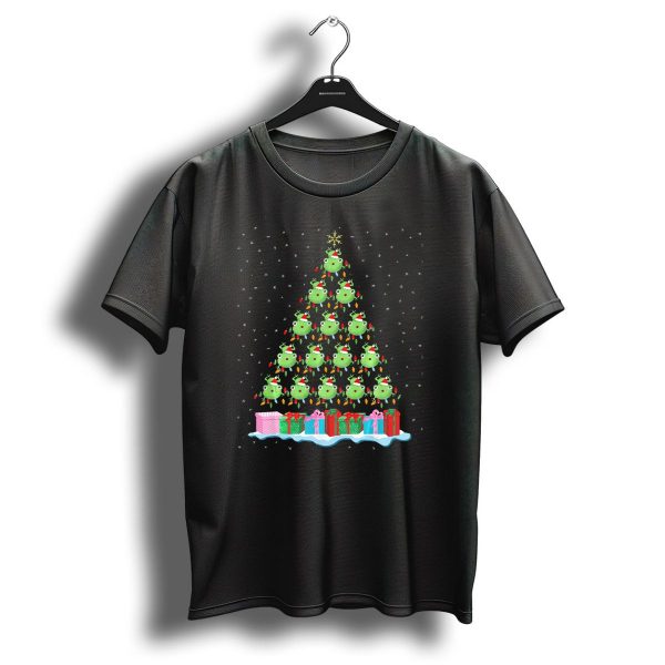Funny Frog Christmas Tree Lights Holiday Frog Presents T Shirt 1 t shirt 1