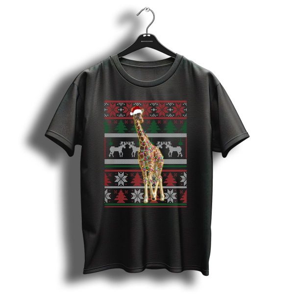 Funny Giraffe Ugly Christmas T Shirt 1 t shirt 1