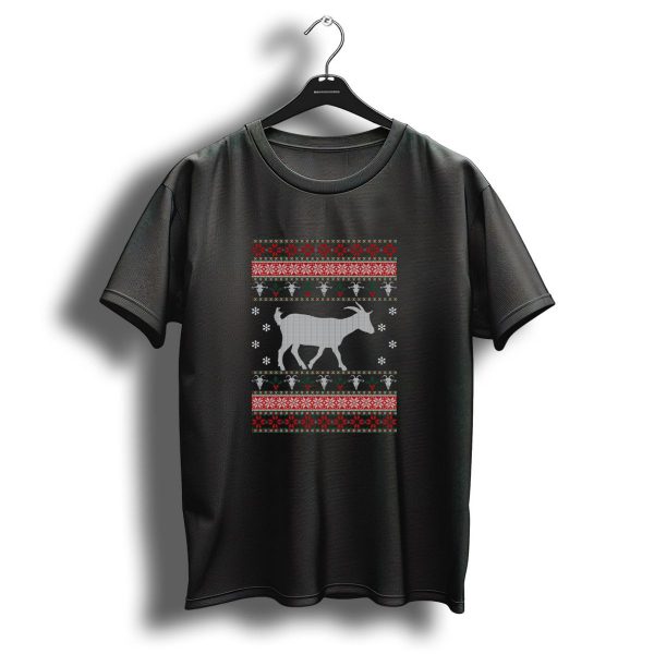 Funny Goat Ugly Christmas Sweaters Nordic Festive T Shirt 1 t shirt 1