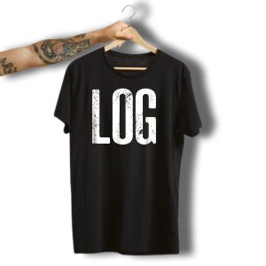 Funny Halloween Beaver Meme Log T-Shirt