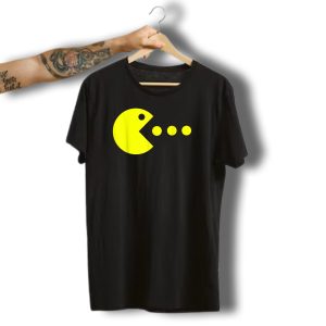 Funny Halloween Gaming Gamer Video Game Retro Icon Classic Yellow Character T-Shirt