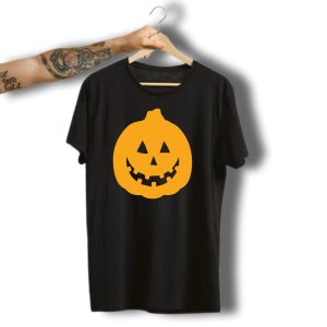 Funny Halloween Pumpkin Smiley Face Jack O' Lantern T-Shirt