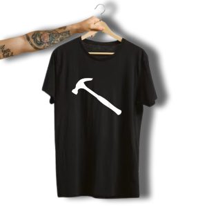 Funny Hammer Carpenter Halloween Costume Silent T-Shirt