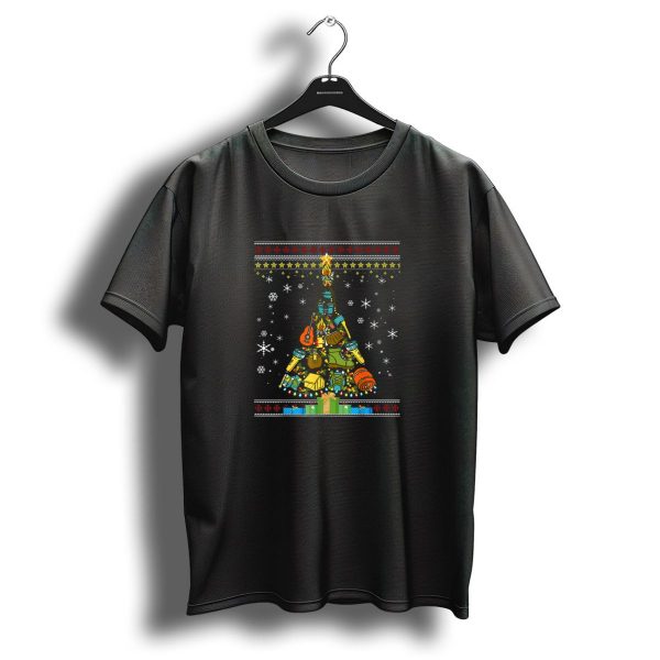Funny Merry Christmas Tree Camping Gear Snowflakes T Shirt 1 t shirt 1