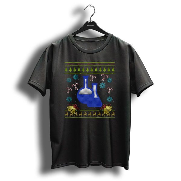 Funny Science Holiday Flask Ugly Christmas T Shirt 1 t shirt 1