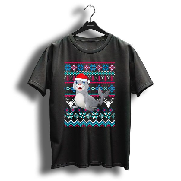 Funny Seal Merry Christmas Ugly T Shirt 1 t shirt 1