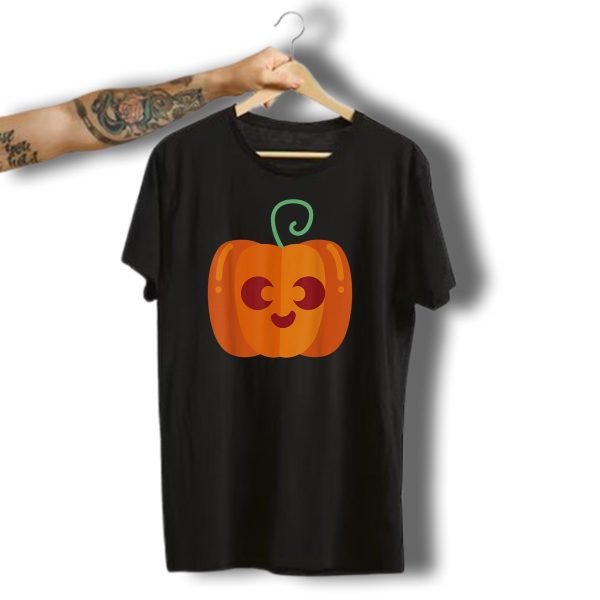 Funny Smiling Pumpkin Halloween Costume Party T Shirt t shirt 1