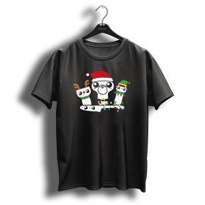 Funny Ultrasound Tech Sonographer Radiology Christmas Characters T-Shirt