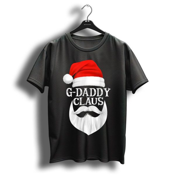 G Daddy Claus Christmas Beard Santa Hat T Shirt 1 t shirt 1