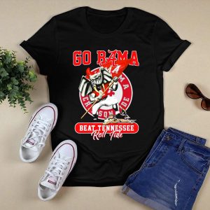 Go Bama Beat Tennessee Roll Tide Alabama Crimson Tide Mascot T Shirt