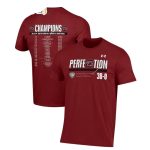 Gamecocks 2024 Womens Basketball National Champions Perfection Schedule All-Over Print T Shirt