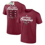 Gamecocks 2024 Womens Basketball National Champions Schedule All-Over Print T Shirt