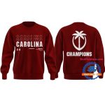 South Carolina Gamecocks Football 2024 The Palmetto Bowl Champions All-Over Print Sweatshirt