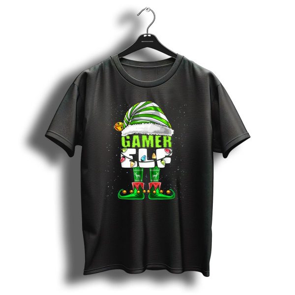 Gamer Elf Family Christmas Video Game Matching T Shirt 1 t shirt 1