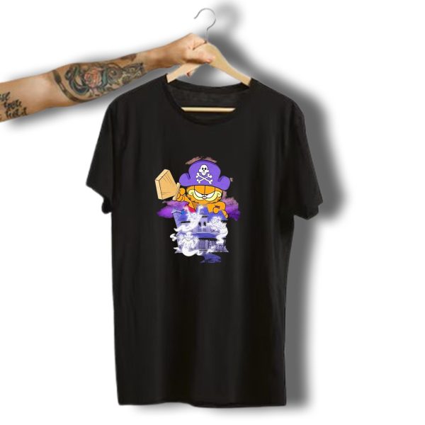 Garfields Halloween Adventure Pirate Ghost House T Shirt t shirt 1