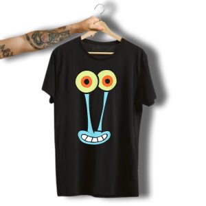 Garyhalloween Funny Snail Face Group Snail Eyes Smiling Mouth T-Shirt