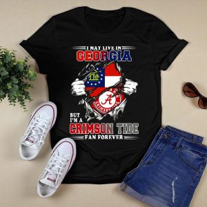Georgia Alabama Crimson Tide Fan Forever T Shirt