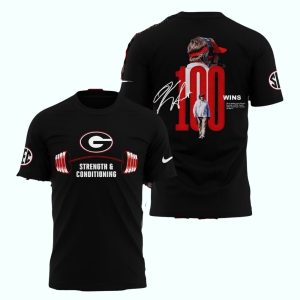 Georgia Bulldogs 100 Win 2024 3D Shirt