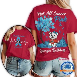 Georgia Bulldogs 2025 Ncaa Prostate Cancer Awareness Unisex 3D Shirt