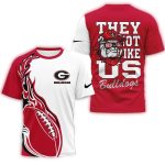 Georgia Bulldogs 2025 Ncaa They Not Like Us Unisex 3D Shirt