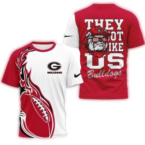 Georgia Bulldogs 2025 Ncaa They Not Like Us Unisex 3D Shirt