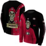 Georgia Bulldogs Achmed Skull All-Over Print Sweatshirt