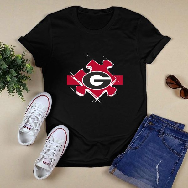 Georgia Bulldogs Autism shirt 1