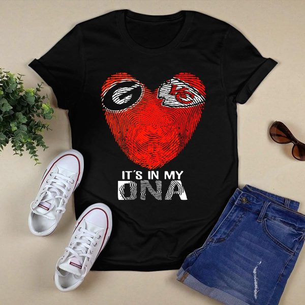 Georgia Bulldogs Chiefs Its In My DNA T Shirt 1